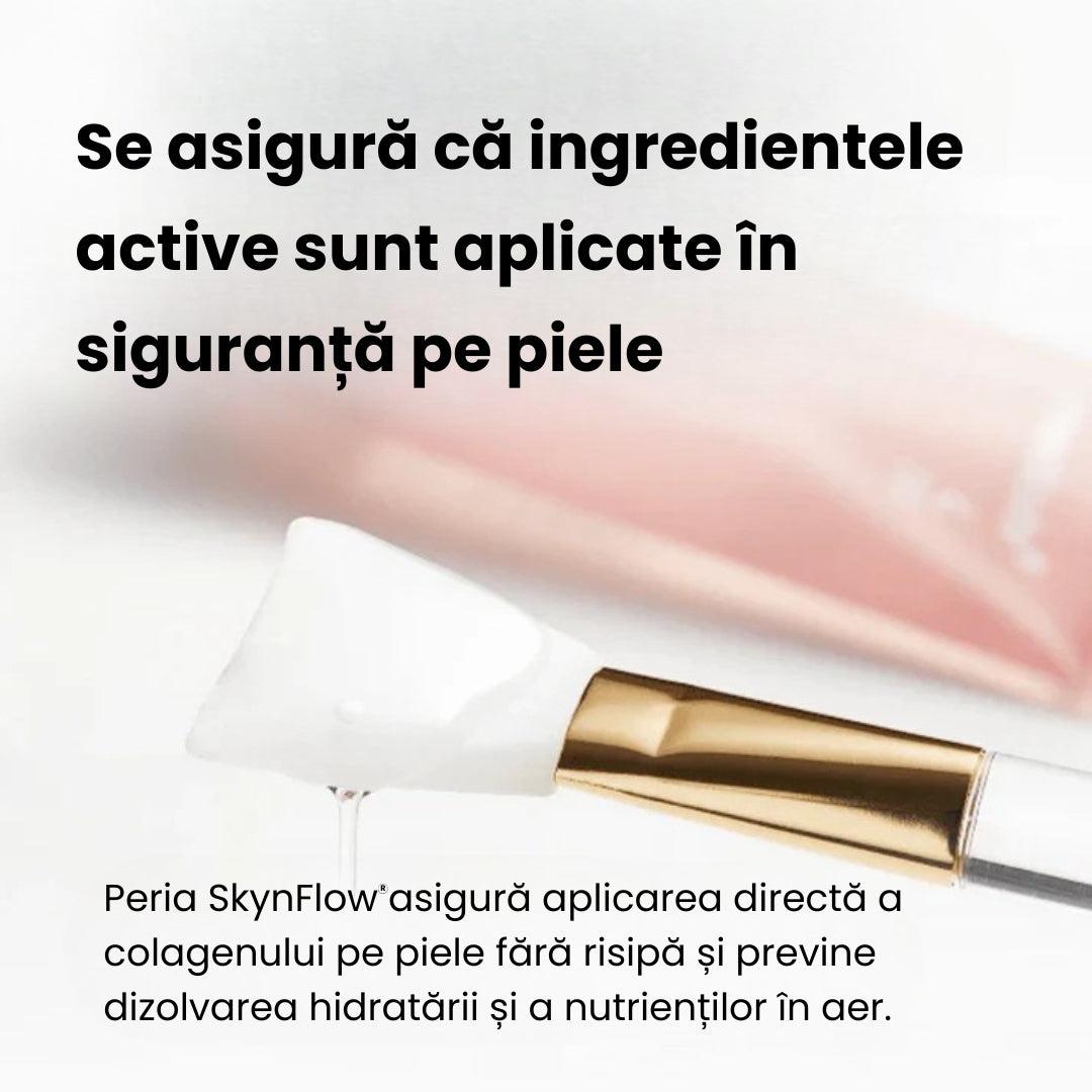 Mască coreeană cu biotehnologie de colagen + pensulă