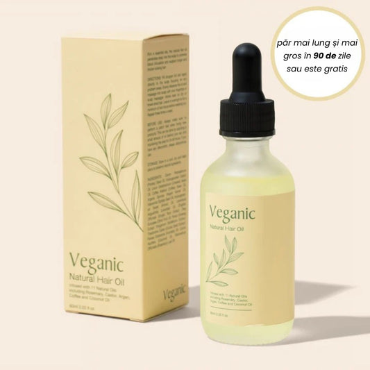 Ulei natural veganic pentru creșterea părului